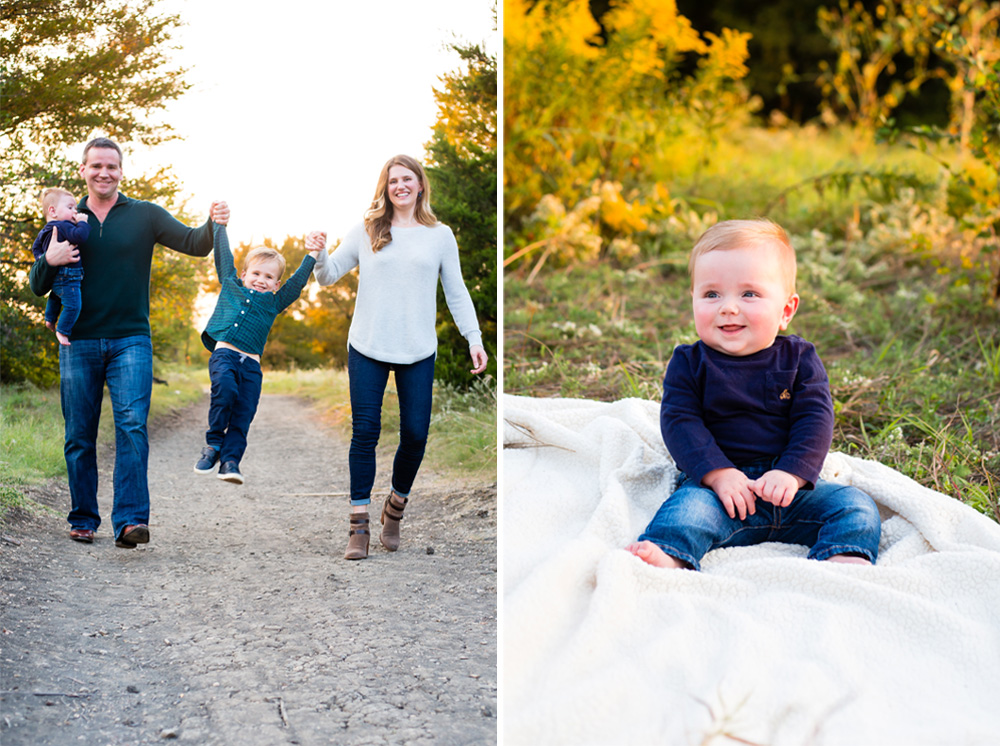2020 Fall Family Mini Sessions at Arbor Hills Nature Preserve offered by Erica Grandin Photography