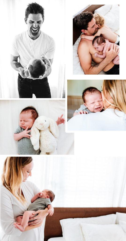 In-Home Newborn Photos with Plano Newborn Photographer