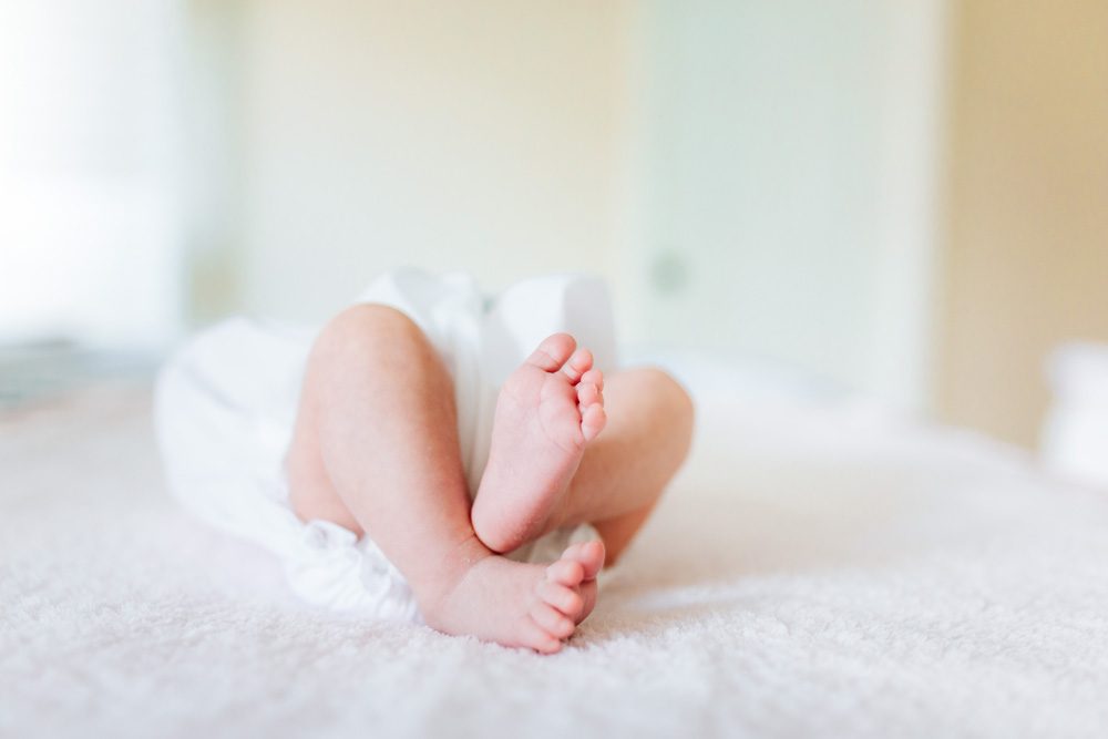 Hospital Newborn Photos of Baby Feet