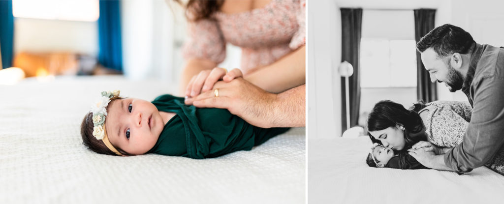 Frisco in-home newborn photographer for baby photos