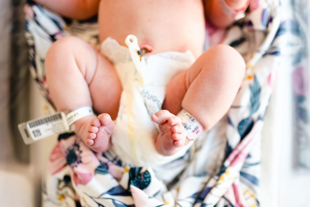 Newborn baby hospital photos in Dallas, TX