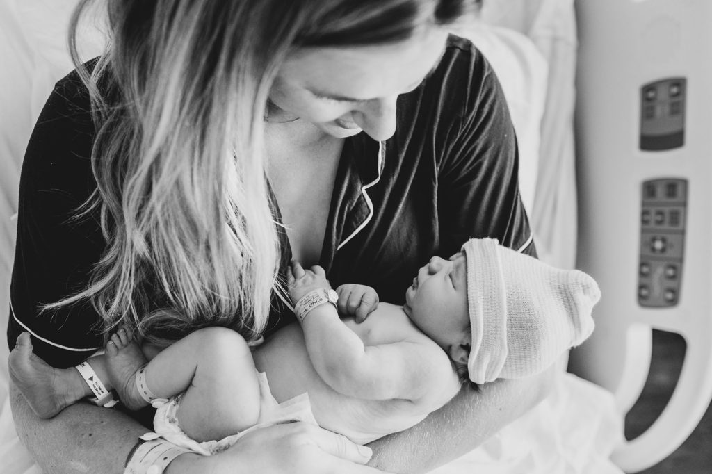 Frisco Newborn Hospital Photographer Erica Grandin Photography
